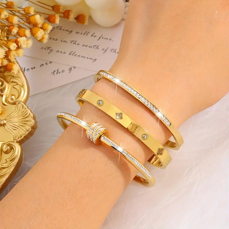 Exquisite and Fashionable Stainless Steel Temperament Bracelet